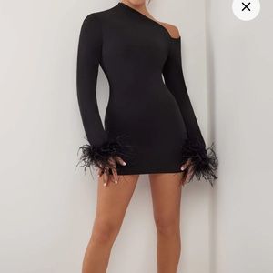 Feather Mini Dress